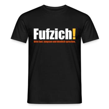 fufzisch 50 Jahre Geburtstag deutlich sprechen - Männer T-Shirt - Schwarz - Vorne - AI Model Male 178 light (178cm)