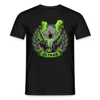 Ultras - T-shirt homme - noir - Devant - AI Model Male 178 light (178cm)