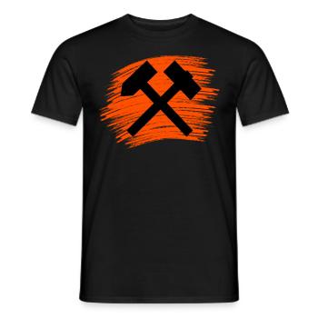 Marteaux sur le bonheur - T-shirt homme - noir - Devant - AI Model Male 178 light (178cm)