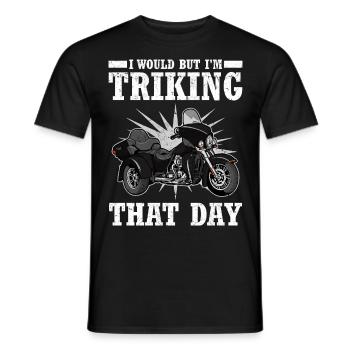 Triker - Männer T-Shirt - Schwarz - Vorne - AI Model Male 178 light (178cm)