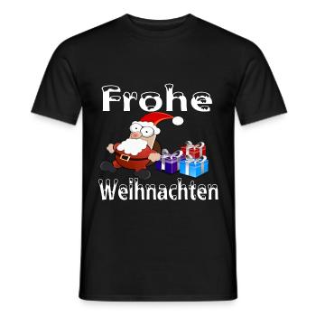 Noël - T-shirt homme - noir - Devant - AI Model Male 178 light (178cm)