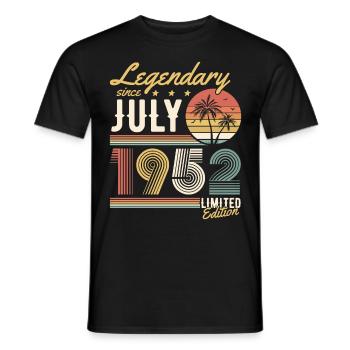 Legendary Since July 1952 Limited Edition - T-shirt homme - noir - Devant - AI Model Male 178 light (178cm)