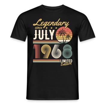 Legendary Since July 1968 Limited Edition - T-shirt homme - noir - Devant - AI Model Male 178 light (178cm)