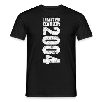 2004 Limited Edition - Men's T-Shirt - black - Front - AI Model Male 178 light (178cm)