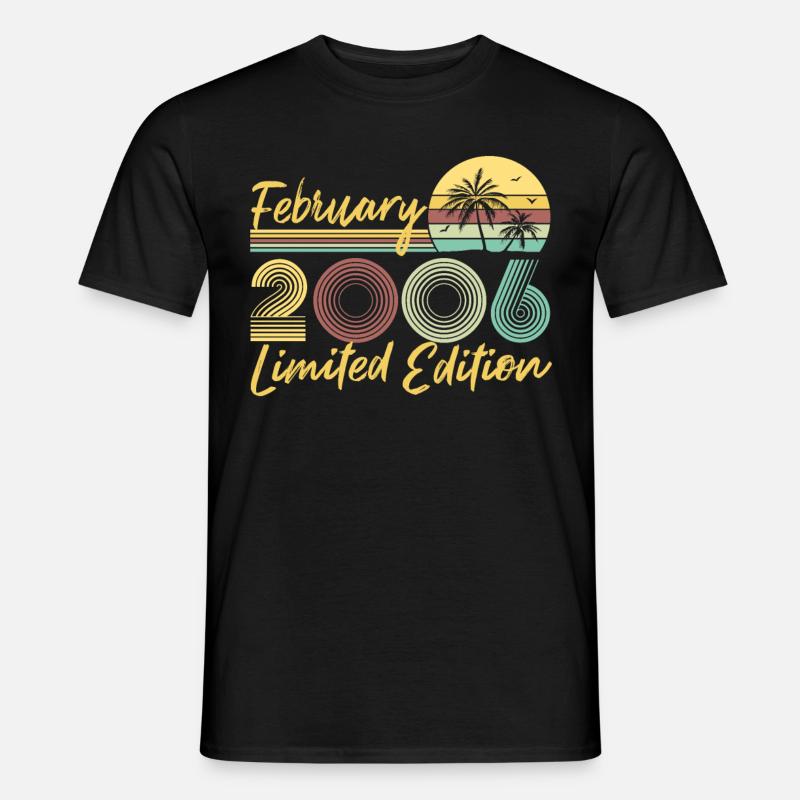 Février 2006 Édition limitée - T-shirt homme - noir