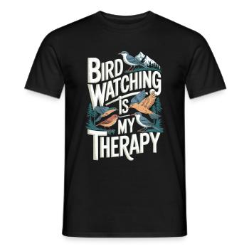 Vogelbeobachtung Ornithologe Vögel - Männer T-Shirt - Schwarz - Vorne - AI Model Male 178 light (178cm)