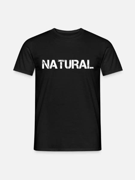 Natural - Men's T-Shirt - black
