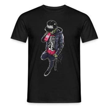 Zombie Swag - Men's T-Shirt - black - Front - AI Model Male 178 light (178cm)