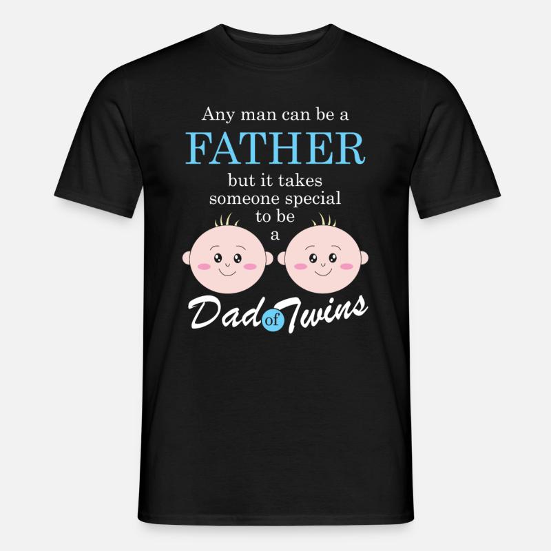 Zwillinge - Männer T-Shirt - Schwarz