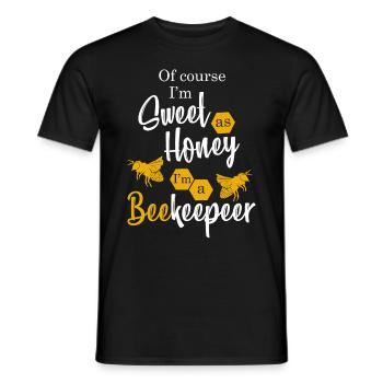 Bienen Natur Honig Imker Imkerin Geschenk Hummel - Männer T-Shirt - Schwarz - Vorne - AI Model Male 178 light (178cm)