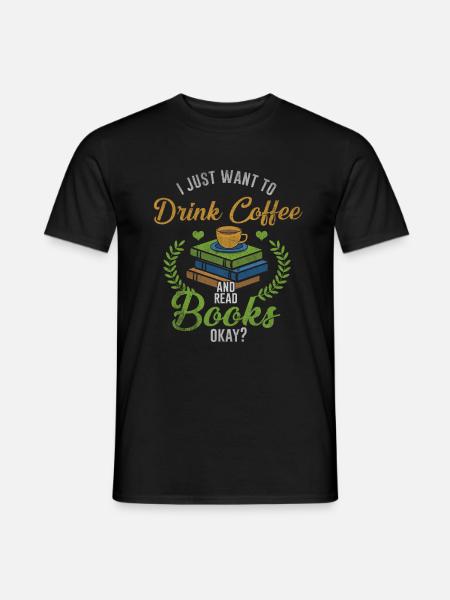 book - Men's T-Shirt - black