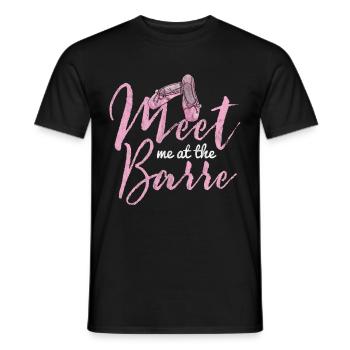 Ballet - Men's T-Shirt - black - Front - AI Model Male 178 light (178cm)