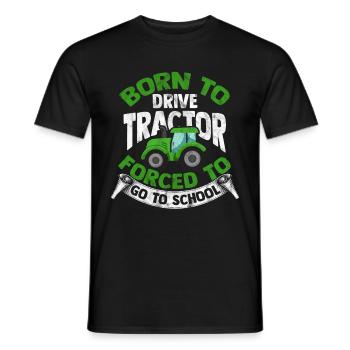 tractor - Men's T-Shirt - black - Front - AI Model Male 178 light (178cm)