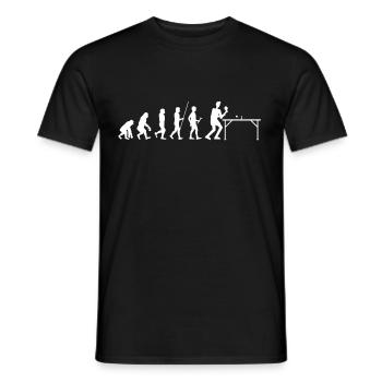 Ping-Pong - Männer T-Shirt - Schwarz - Vorne - AI Model Male 178 light (178cm)