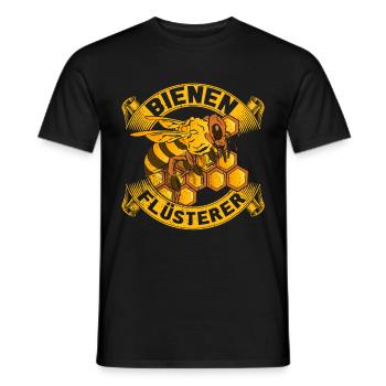 Biene Imker Flüsterer Hummel Honig Geschenk Wabe - Männer T-Shirt - Schwarz - Vorne - AI Model Male 178 light (178cm)