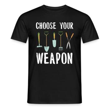 Jardin - T-shirt homme - noir - Devant - AI Model Male 178 light (178cm)