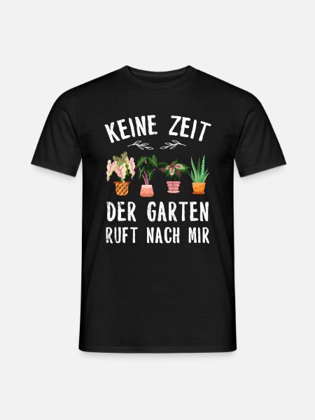 Garten - Männer T-Shirt - Schwarz