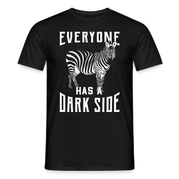 Zèbre - T-shirt homme - noir - Devant - AI Model Male 178 light (178cm)