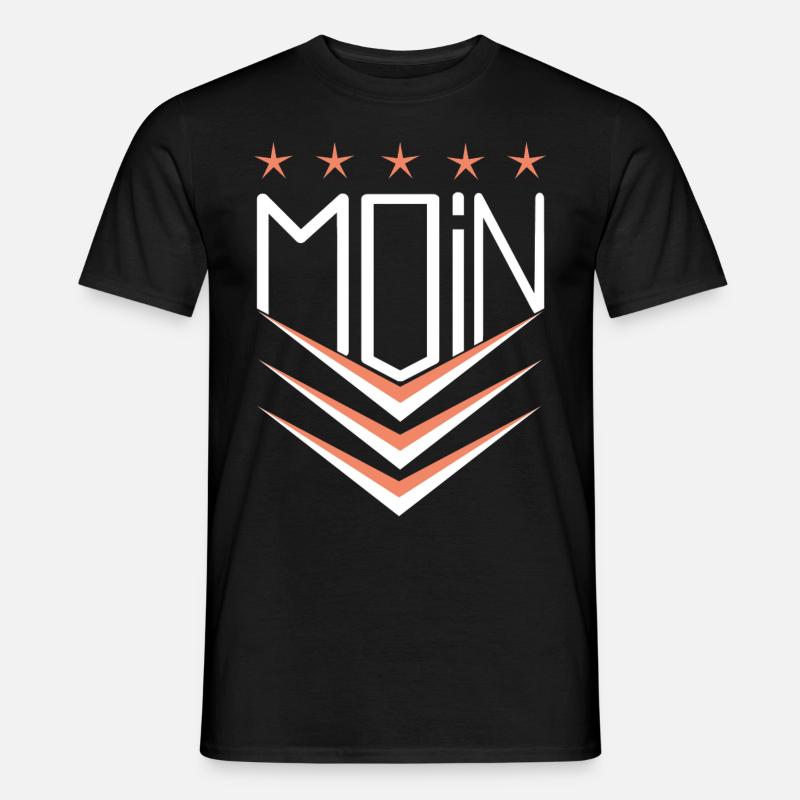 moin - Männer T-Shirt - Schwarz