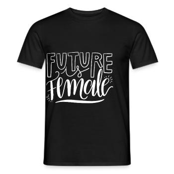 Feminism Saying Gift Vintage Emancipation - Men's T-Shirt - black - Front - AI Model Male 178 light (178cm)