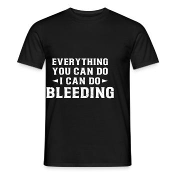 Feminism Saying Gift Vintage Emancipation - Men's T-Shirt - black - Front - AI Model Male 178 light (178cm)