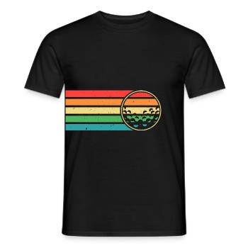 Golf Golf Cadeau Golf Club Sport Golf Trou - T-shirt homme - noir - Devant - AI Model Male 178 light (178cm)