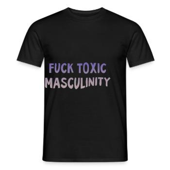 Feminism Saying Gift Vintage Emancipation - Men's T-Shirt - black - Front - AI Model Male 178 light (178cm)