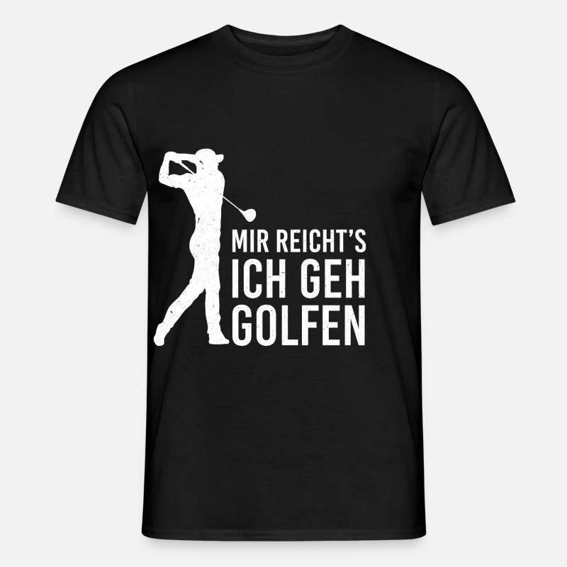 Golf Golfer Geschenk Golfschläger Sport Golf Hole - Männer T-Shirt - Schwarz