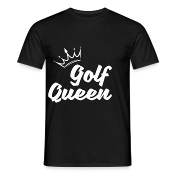Golf Queen Gift Golf Clubs Sports Woman Women - Men's T-Shirt - black - Front - AI Model Male 178 light (178cm)