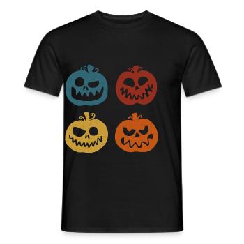 Halloween Nacht Spruch Geschenk Kostüm Rabe - Männer T-Shirt - Schwarz - Vorne - AI Model Male 178 light (178cm)