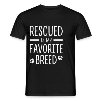 Gift Saying Pets Dog Dog Love - Men's T-Shirt - black - Front - AI Model Male 178 light (178cm)