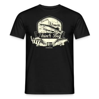 Angel Shirt Think big Schweden - Männer T-Shirt - Schwarz - Vorne - AI Model Male 178 light (178cm)