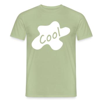 Cool - Männer T-Shirt - Sage - Vorne - AI Model Male 178 light (178cm)