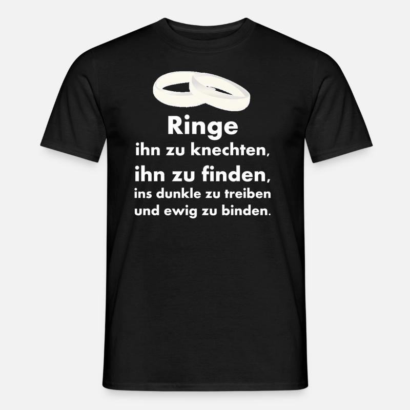 Herr der Ringe - Männer T-Shirt - Schwarz