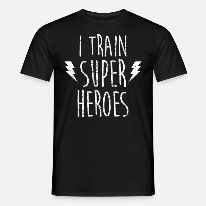 Trainer - Männer T-Shirt - Schwarz