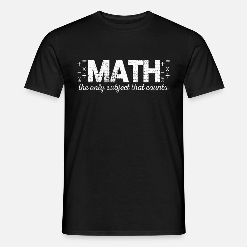 Vintage math - Men’s T-shirt - black