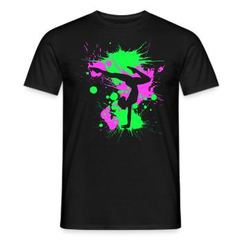 I Love Acrobatics - T-shirt homme - noir - Devant - AI Model Male 178 light (178cm)