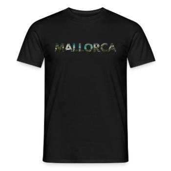 Mallorca souvenir island Balearic Islands holiday Mallorca - Men's T-Shirt - black - Front - AI Model Male 178 light (178cm)