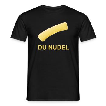 You noodle - Men's T-Shirt - black - Front - AI Model Male 178 light (178cm)