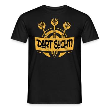 Dartspieler Dartpfeile - Männer T-Shirt - Schwarz - Vorne - AI Model Male 178 light (178cm)