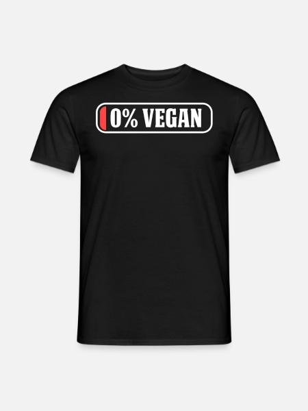 Vegan vegan - Men's T-Shirt - black
