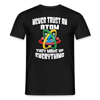 Physik Geek - Männer T-Shirt - Schwarz - Vorne - AI Model Male 178 light (178cm)