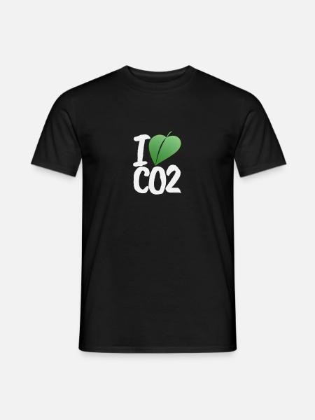 I love CO2 - Men's T-Shirt - black