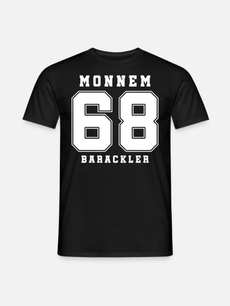 mannheimer shirt comedian mannheim uffbasse 68 - Männer T-Shirt - Schwarz