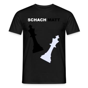 Schach - Männer T-Shirt - Schwarz - Vorne - AI Model Male 178 light (178cm)