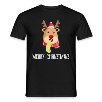 Ugly Christmas pur - T-shirt homme - noir - Devant - AI Model Male 178 light (178cm)