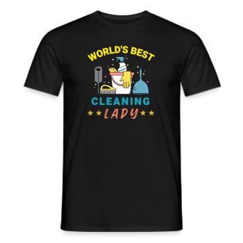 Cadeau de femme de ménage - T-shirt homme - noir - Devant - AI Model Male 178 light (178cm)