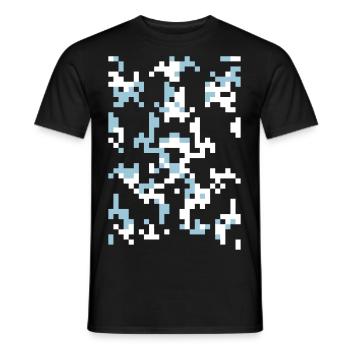 digital camouflage tarn - Männer T-Shirt - Schwarz - Vorne - AI Model Male 178 light (178cm)