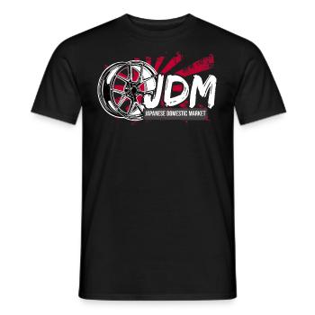 If one day the speed kills me.. / Paul Walker JDM - Männer T-Shirt - Schwarz - Vorne - AI Model Male 178 light (178cm)