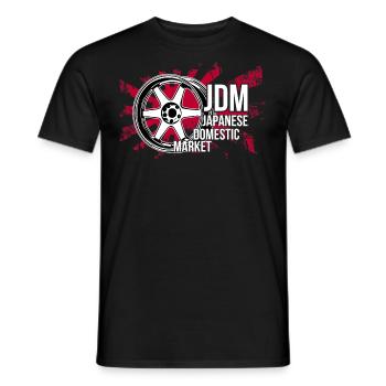 If one day the speed kills me.. / Paul Walker JDM - Männer T-Shirt - Schwarz - Vorne - AI Model Male 178 light (178cm)